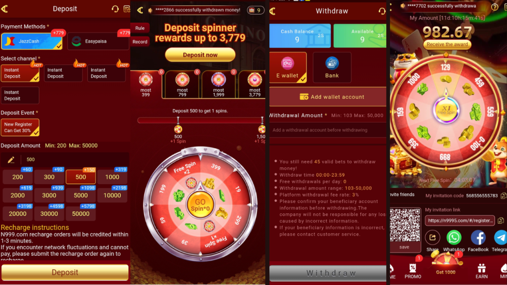 N99999 Game Download Deposit Free Bonus